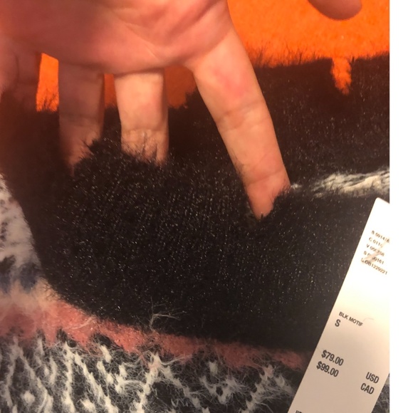 Urban Outfitters Garnet Fair Isle boxy sweater NWT - Picture 7 of 10